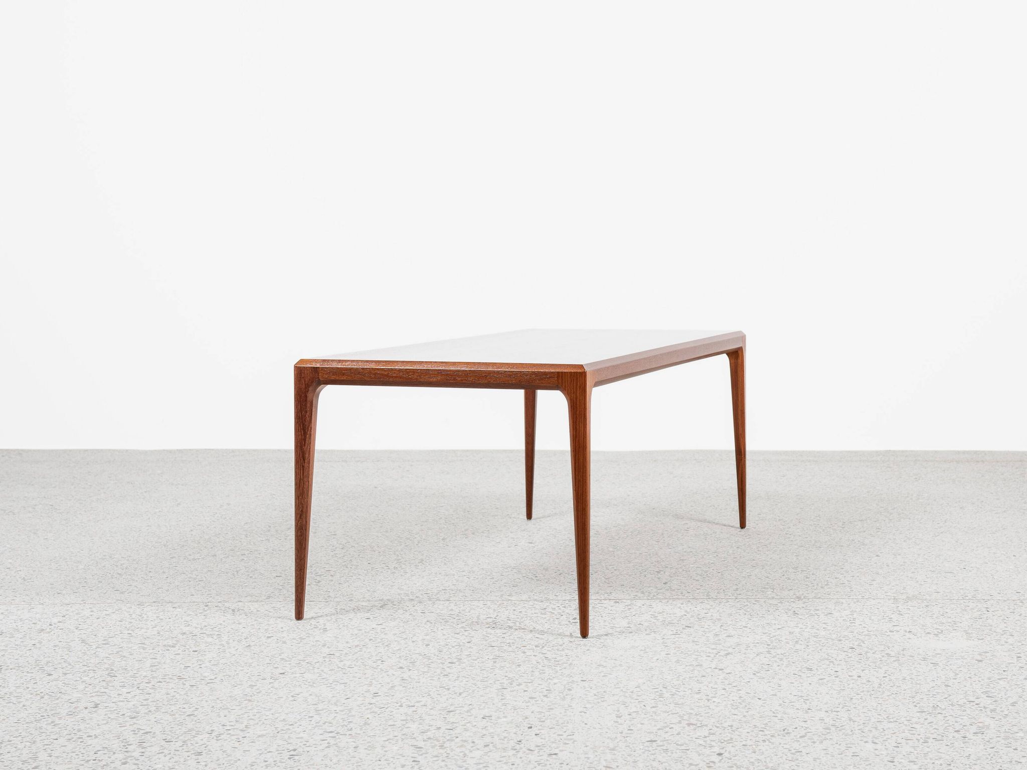 Midcentury Danish coffee table in teak by Johannes Andersen for Silkeborg 1960s