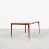 Midcentury Danish coffee table in teak by Johannes Andersen for Silkeborg 1960s