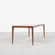 Midcentury Danish coffee table in teak by Johannes Andersen for Silkeborg 1960s