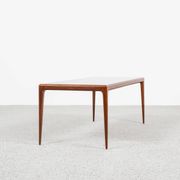 Midcentury Danish coffee table in teak by Johannes Andersen for Silkeborg 1960s