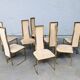 Hollywood Regency dining chairs from Belgo Chrom, 1970s, set of 8.