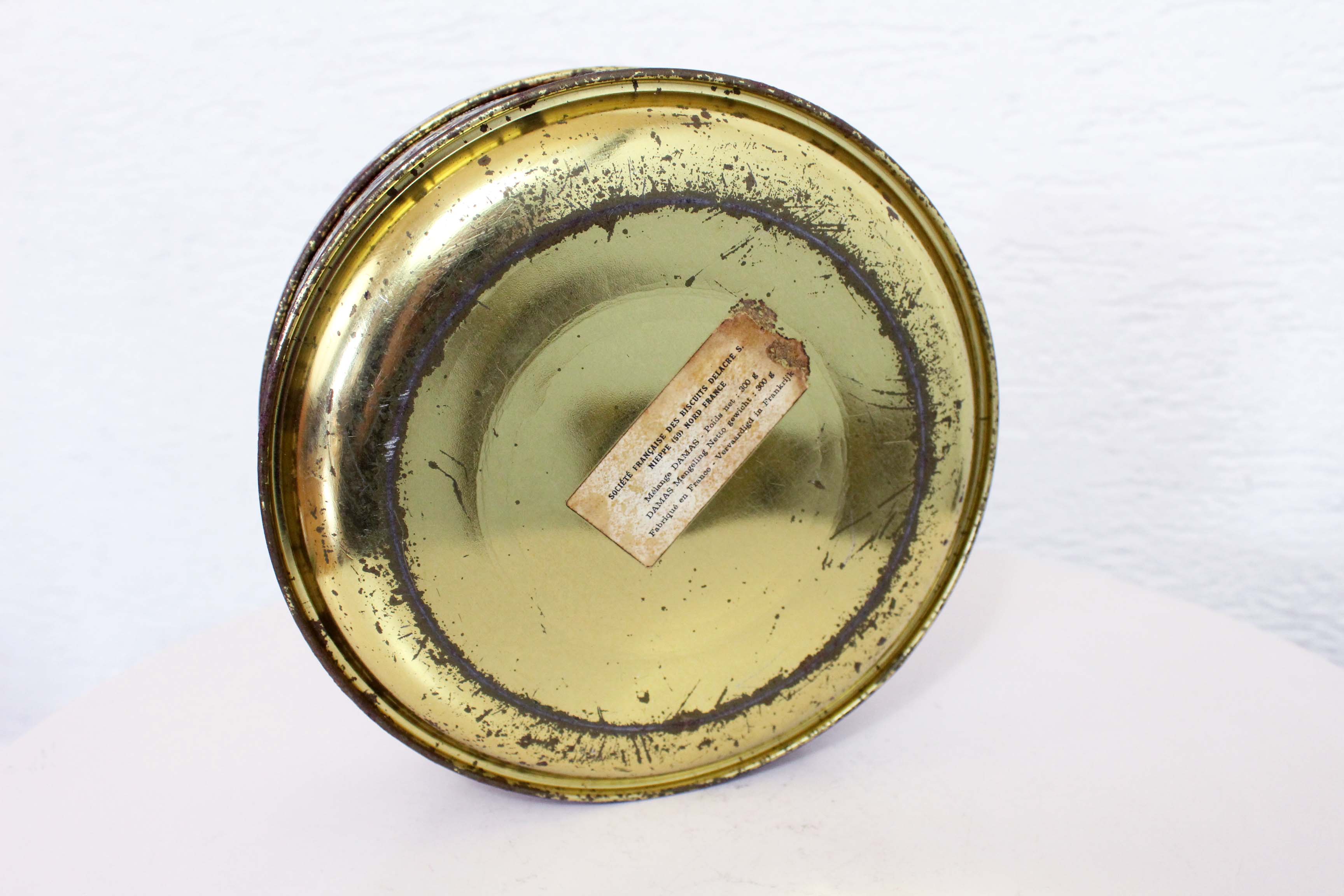 Old delacre box, art nouveau