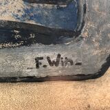 Abstract oil painting