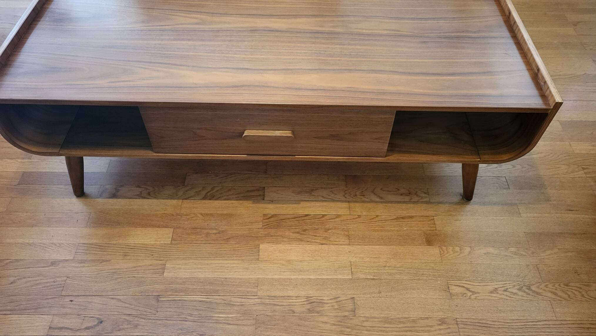 Miliboo walnut coffee table