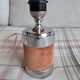 Vintage lamp in silvered metal