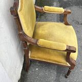Louis XVI style oak chair