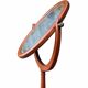 Barber's or shaving mirror on a Victorian stand. 19th century.