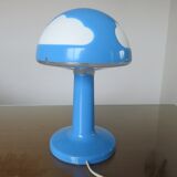 Pair of ikea skojig blue cloud lamps 90s