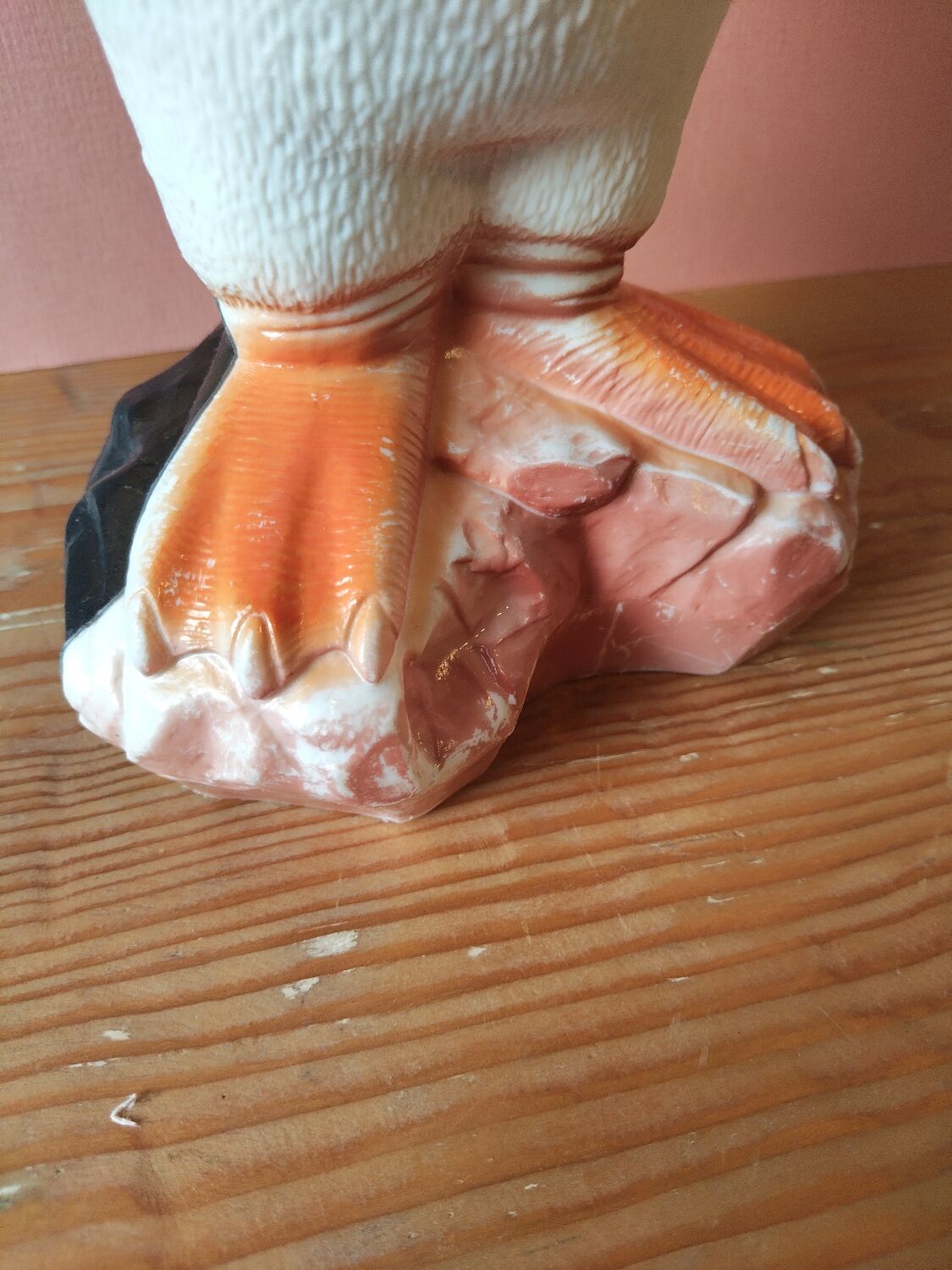 Vintage decorative penguin 31 cm – 1970s Scandinavian style