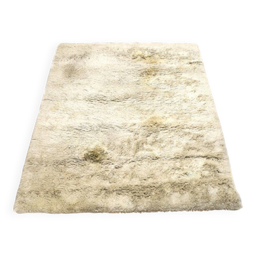 Rectangular rug in natural wool, 1970s