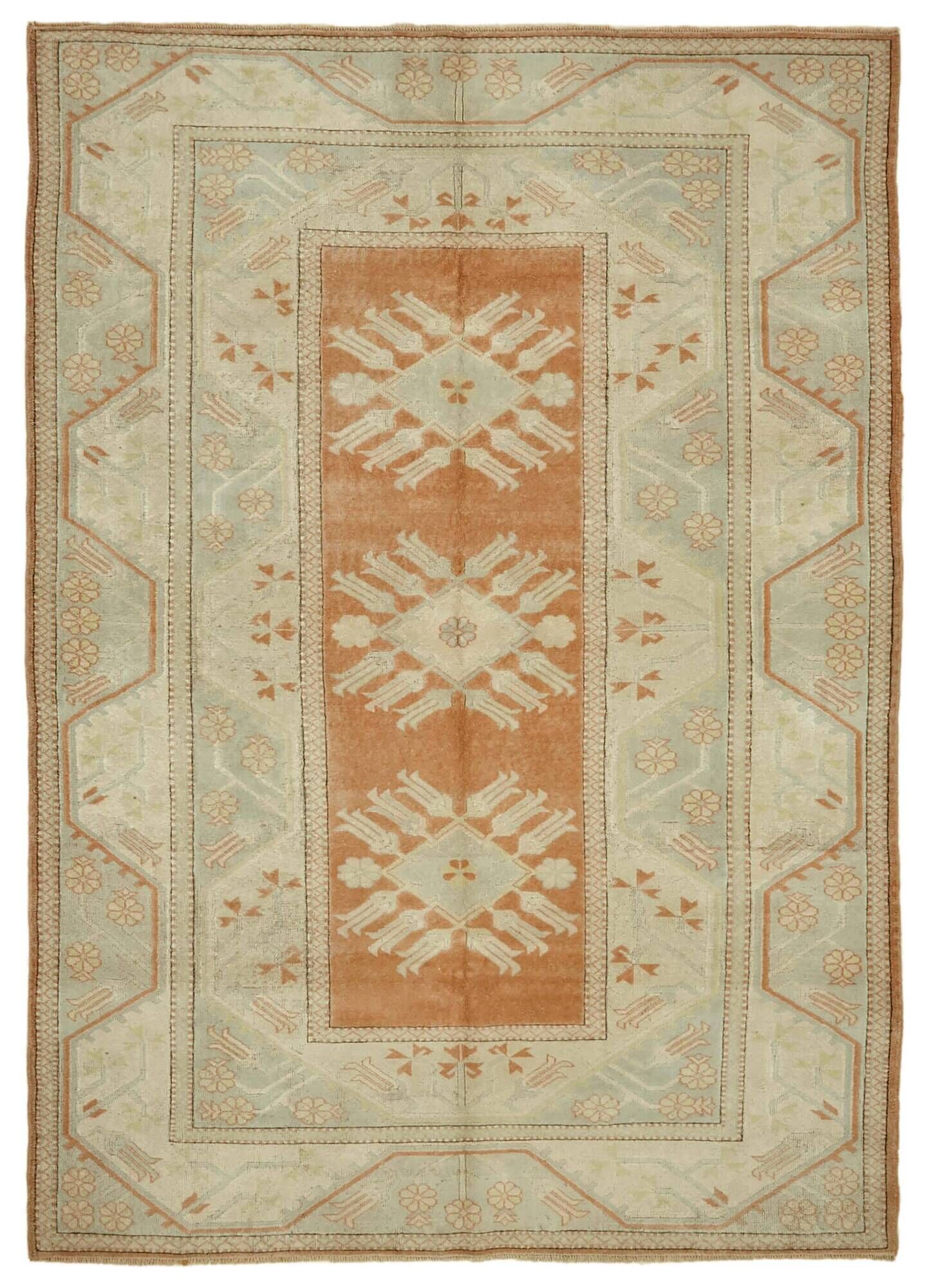 Turkish Vintage Anatolian Rug 197 cm x 281 cm