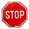 Panneau de signalisation  stop 1970