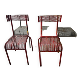 Set of 5 chairs René Malaval 1935