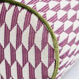 Coussin traversin géométrique Nobilis fait main