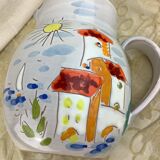 Vintage hand painted pitcher