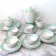 Coffee service earthenware from Lunéville for 6 people