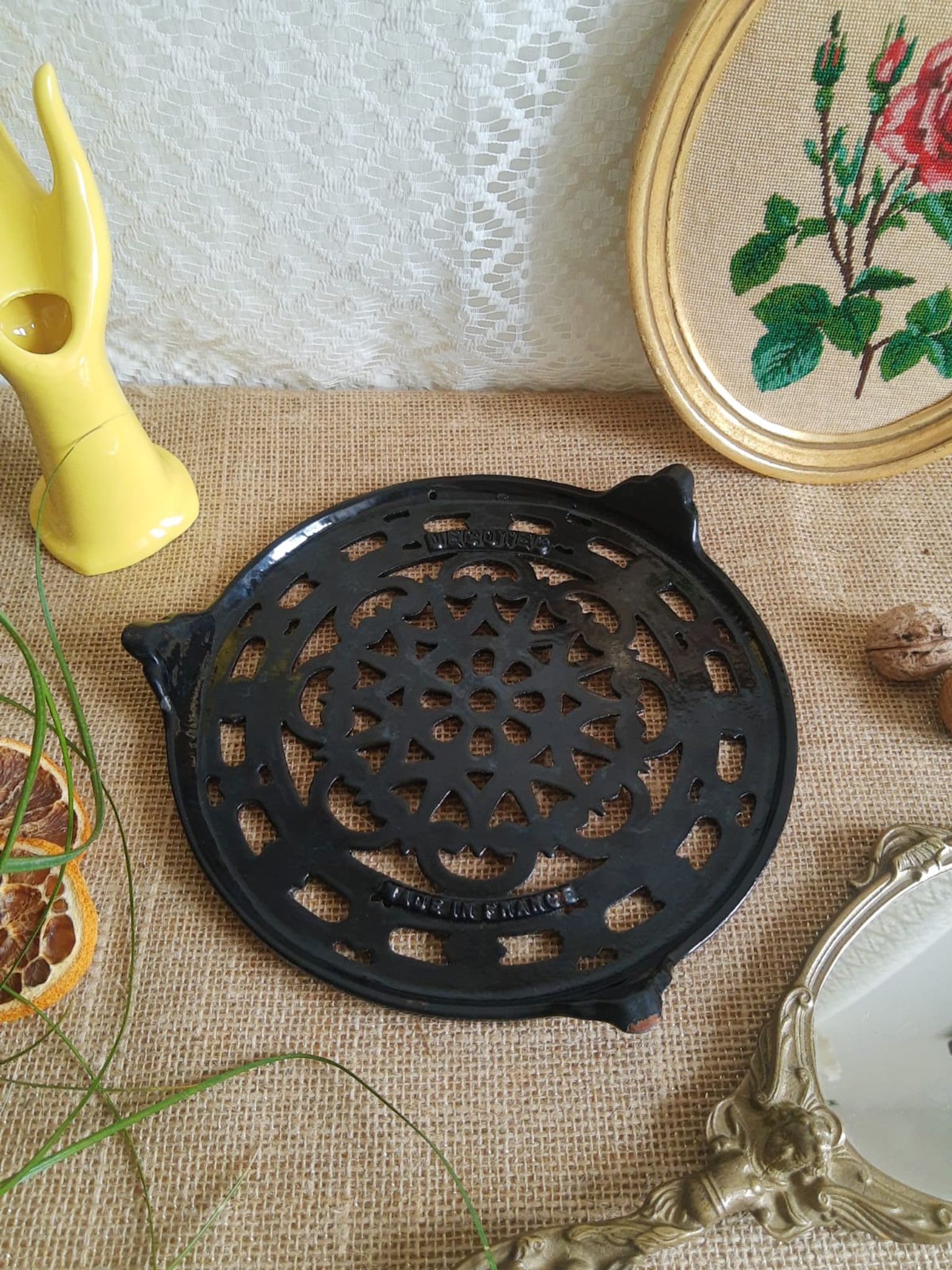 Cast iron underbody Decotec France vintage