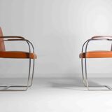 Set of 3 BRNO chairs by Mies van der Rohe for Knoll International, 1970s