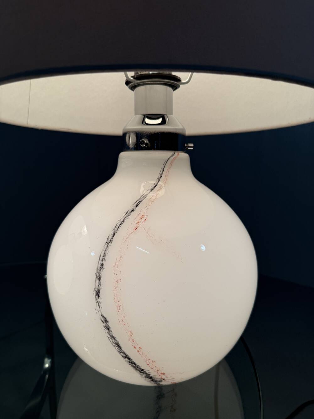 Peill & Putzler large glass table lamps 1970’s