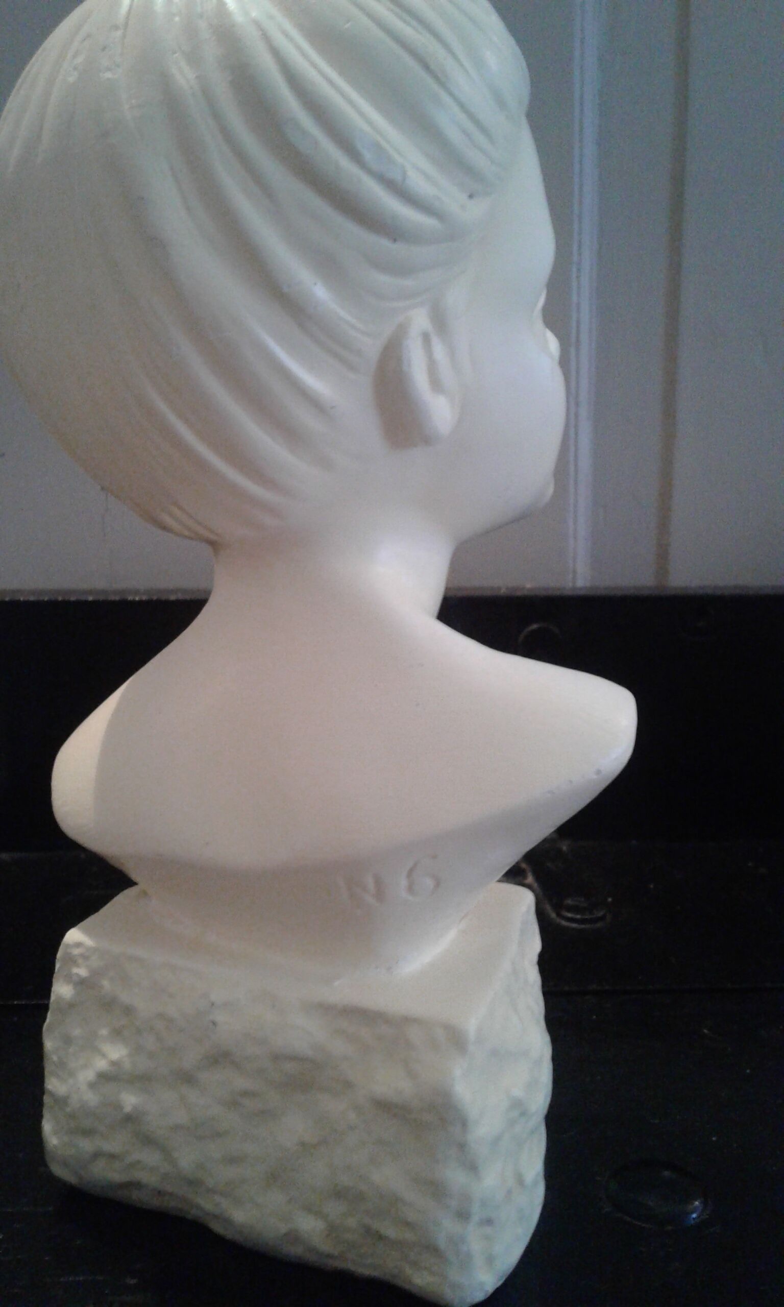 Plaster bust