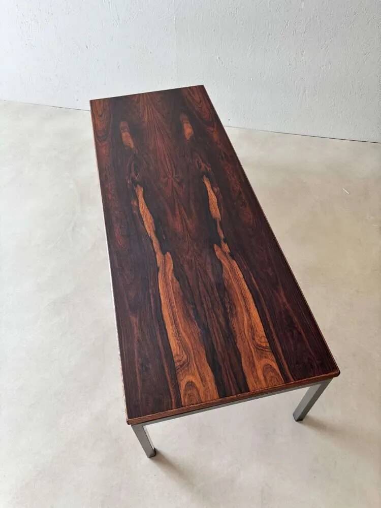 Mid-century design coffee table in rosewood from the 1960s.