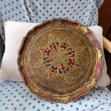 Florentine tray in gilded patinated wood