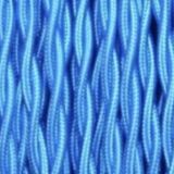 Pleated opaline portable lamp, 2 M fabric cable
