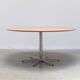 Large 'circular' oak dining table by Arne Jacobsen for Fritz Hansen, 1966