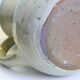 Glazed earth jug, Manziat pottery, rustic, vintage French