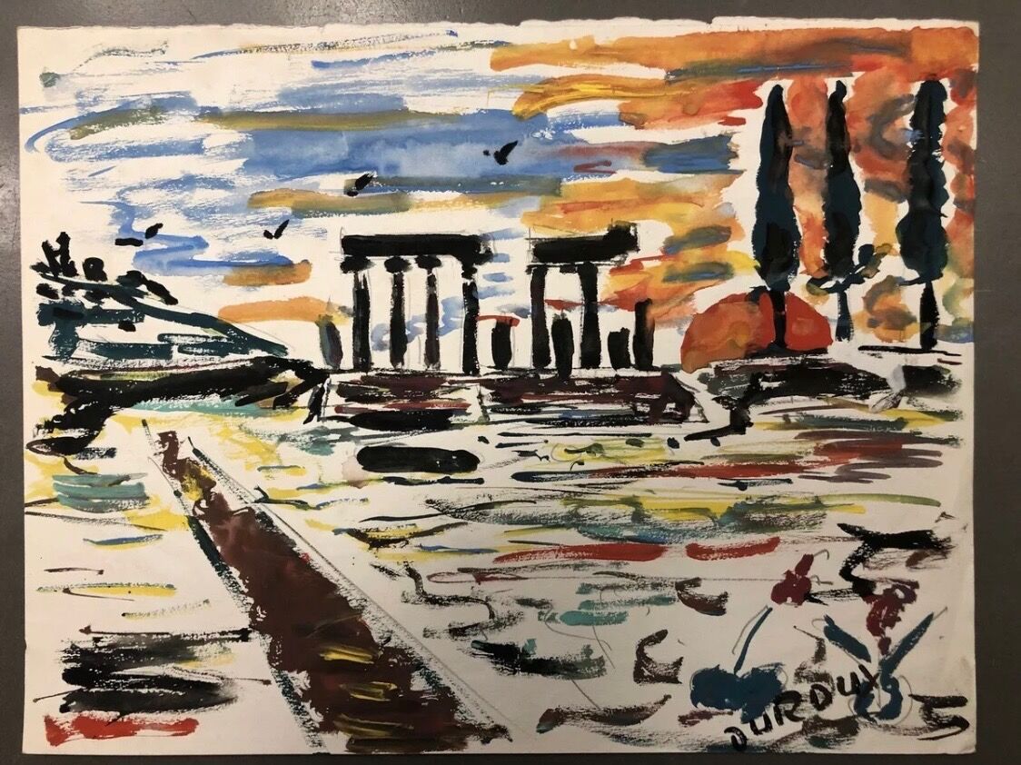 Painting painting by Duroux