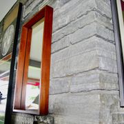 Grand miroir en teck de od mobler as 1950