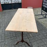 Bistro table with cast iron base