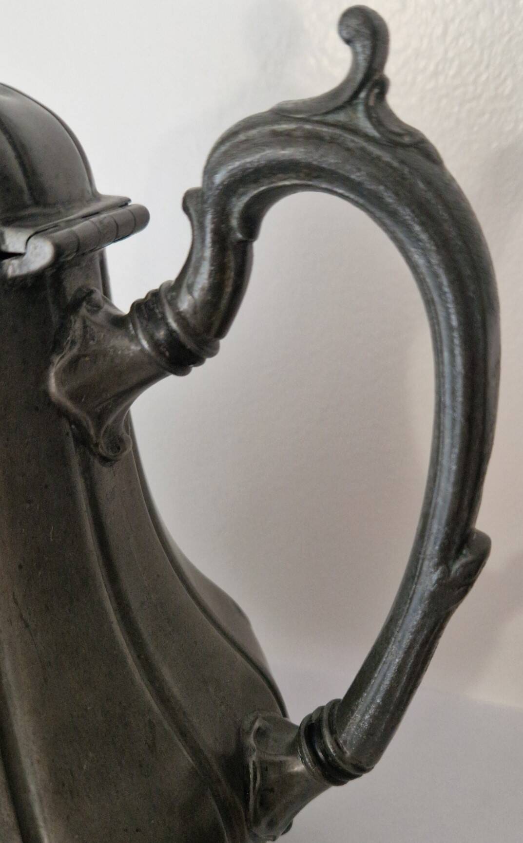 Antique teapot in pewter – Sheffield – Victorian style – 19th century