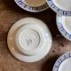 Set of 6 antique deep plates - Robinson de Badonvillier
