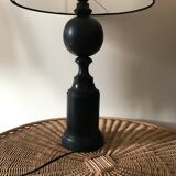Vintage lamp from the 1970s!in black wood