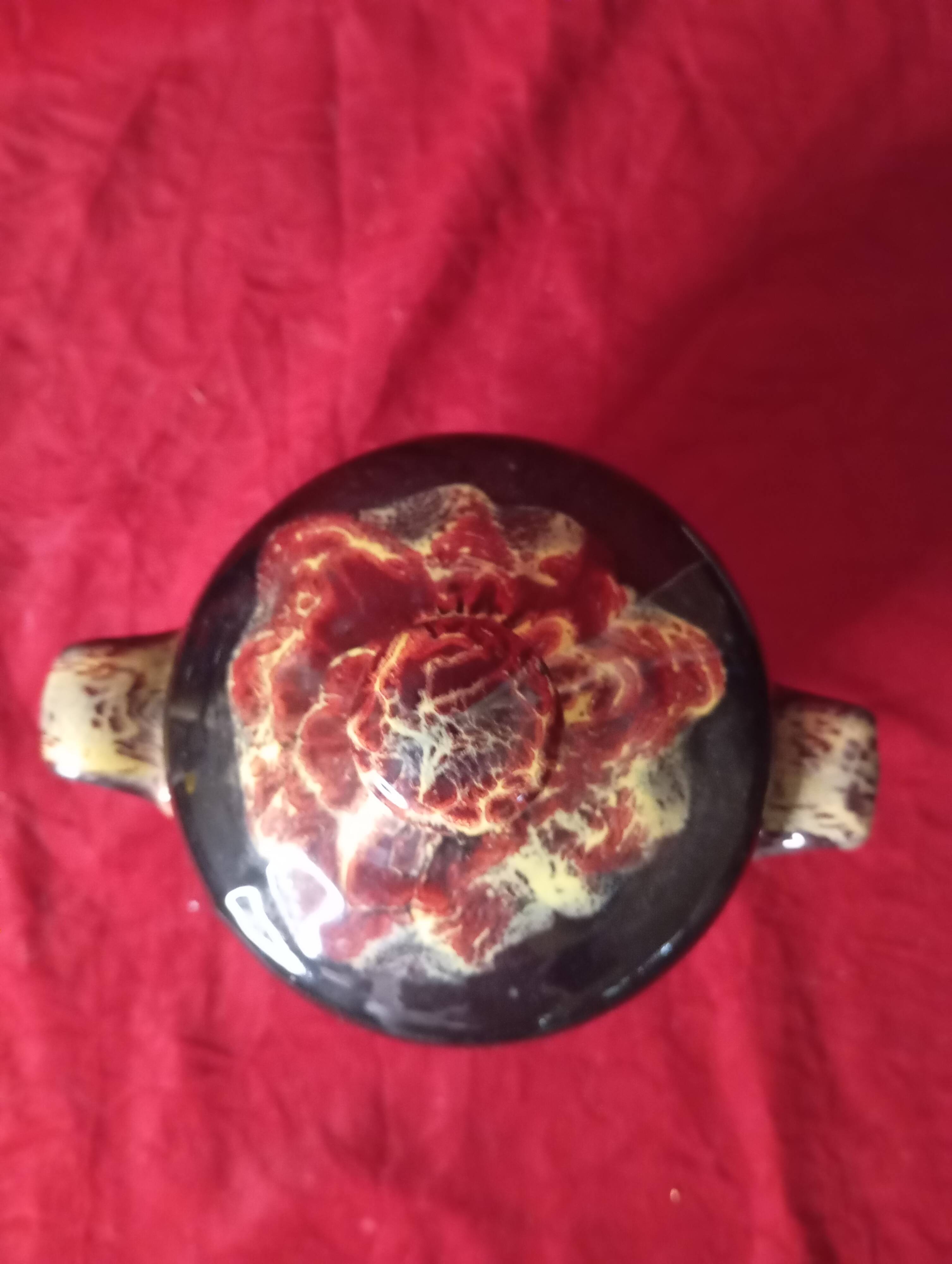 VINTAGE MORVAN CERAMIC SUGAR BOWL