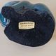 Blue ceramic cat, 1980s.