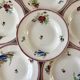 lot de 6 assiettes creuses Villeroy & Boch La Louvière fabrication belge en Terre de Fer début XXème