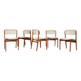 Set of 5 Erik Buck Dining Chair No.49 for O.D. Møbler