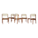 Set of 5 Erik Buck Dining Chair No.49 for O.D. Møbler