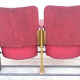 Vintage 1950s cinema chair