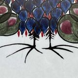 Mid-Century Modern Danish design plate Crazy Bird by Beth Breyen for Royal Copenhagen