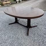 Extensible Baumann table in oak from the 1960s.