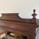 Parisian cupboard Bookcase Bonnetière glazed with small vintage tiles