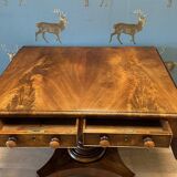 Table de canapé en acajou anglais du XIXe siècle