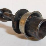 Duo de bougeoirs brutalistes Art-populaire années 50