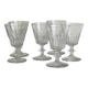 6 glass stemware glasses