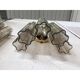 Murano Fume' Color Glass "Tronchi" Wall Sconces - a Pair