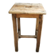 Wooden workshop stool