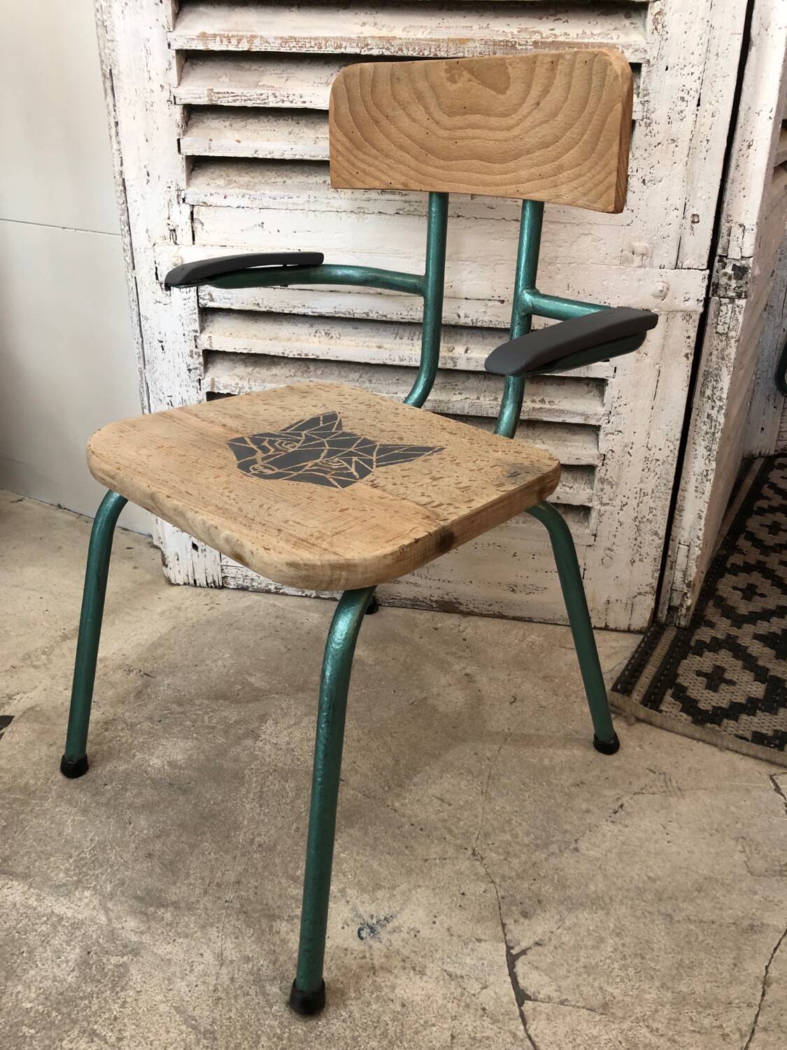 Wooden children's chair